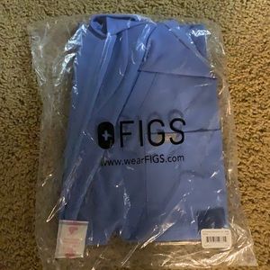 Figs scrub top- catarina ceil blue